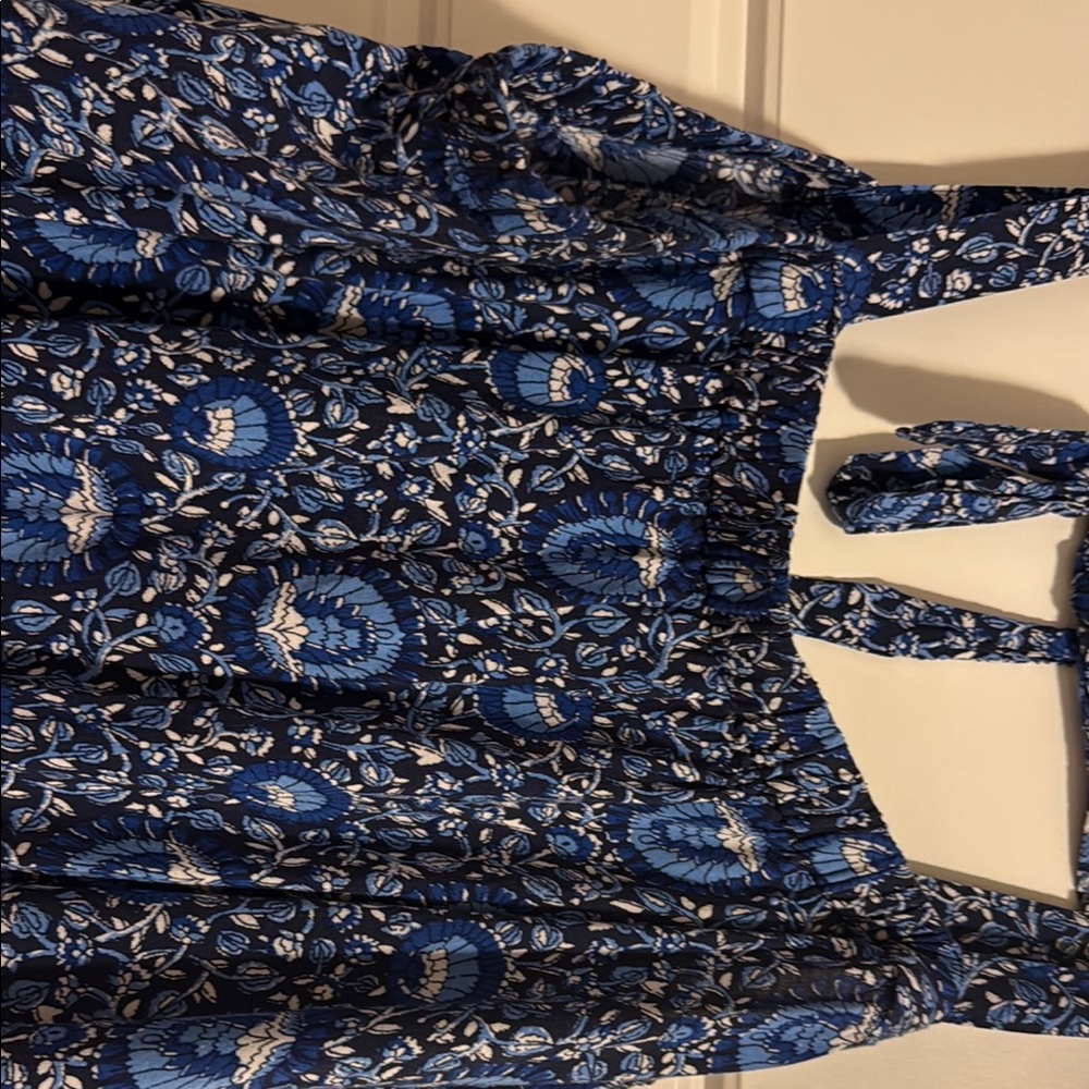Old Navy Blue Patterned Maxi Dress - Picture 4 of 8